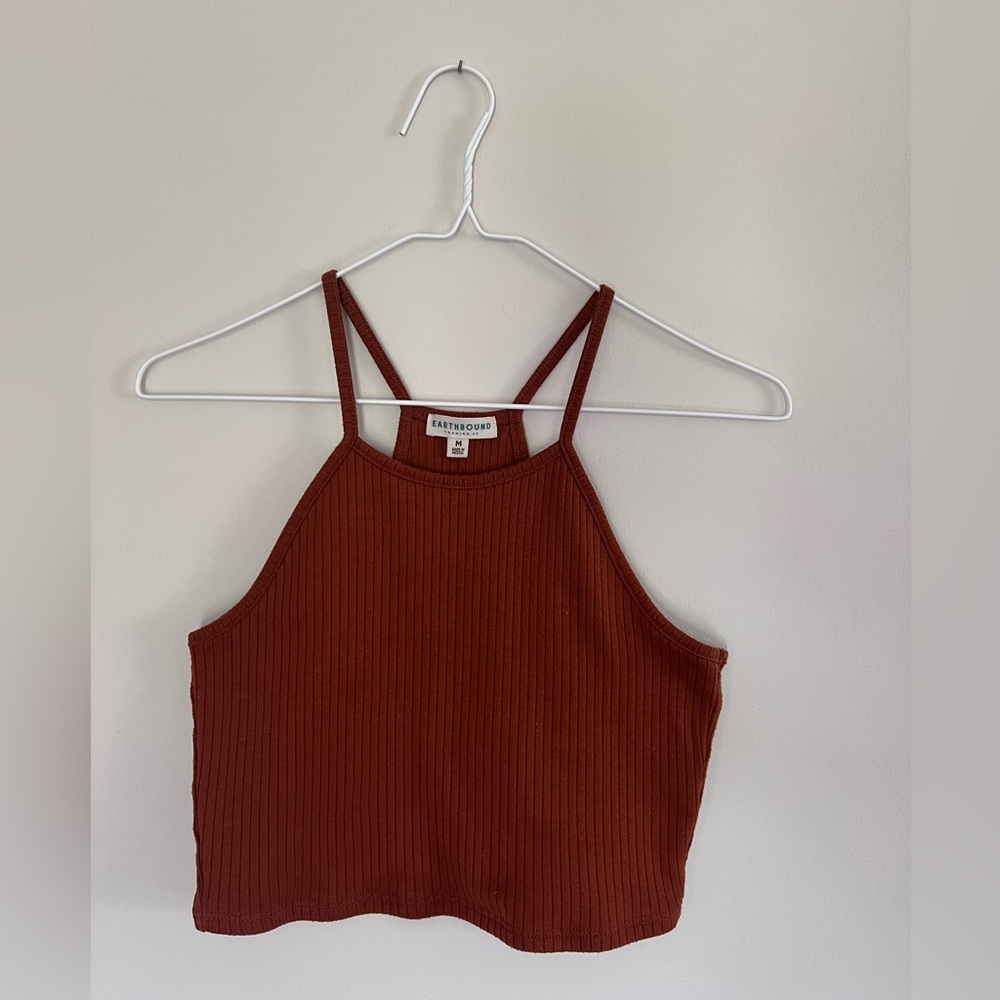 earthbound trading company cropped tank